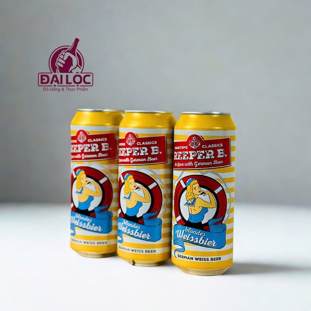 Bia Reeper B Weissbier 5,4% – Thùng 24 Lon 500ml Bia Reeper B Weissbier 5,4%