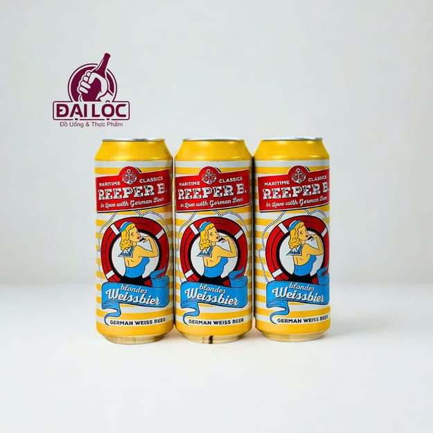 Bia Reeper B Weissbier 5,4% – Thùng 24 Lon 500ml Bia Reeper B Weissbier 5,4%