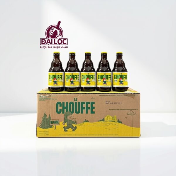 Bia La Chouffe 8% Bỉ – chai 330ml -Thùng 24 chai Bia La Chouffe 8% Bỉ – chai 330ml -Thùng 24 chai