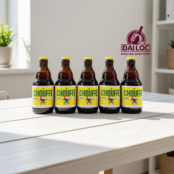 Bia La Chouffe 8% Bỉ – chai 330ml -Thùng 24 chai Bia La Chouffe 8% Bỉ – chai 330ml -Thùng 24 chai