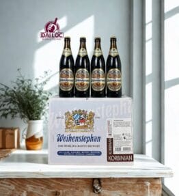 Bia Weihenstephaner Korbinian 7.4% – Chai 500ml – Thùng 20 Chai