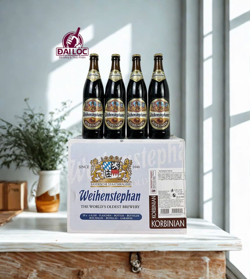 Weihenstephaner Korbinian bia đen Đưc cao cấp