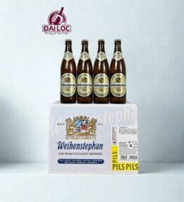 Bia Weihenstephaner Pils 5.1% – Chai 500ml – Thùng 20 Chai
