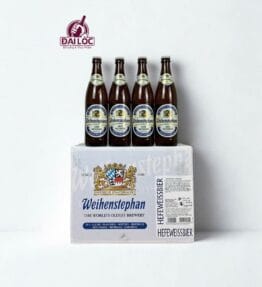 Bia Weihenstephaner Hefe Weissbier 5.4% – Chai 500ml – Thùng 20 Chai