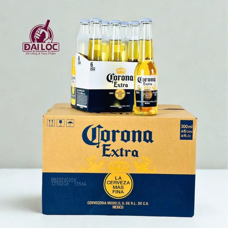 Bia Corona 300ml 4,5% – Thùng 24 Chai bia Corona 300ml chính hãng
