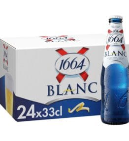 Bia Kronenbourg 1664 Blanc Liên Doanh 5% – Chai 330ml – Thùng 24 Chai