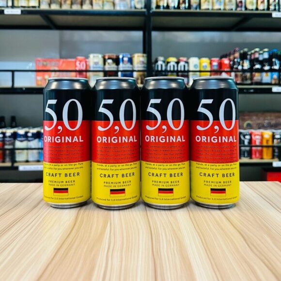 Bia 5,0 Original Craft Beer 5% Đức – thùng 24 lon 500ml