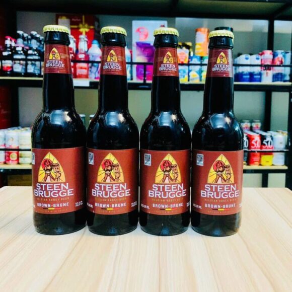 Bia Steenbrugge Brune 6.5% – Chai 330ml – Thùng 24 Chai