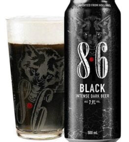 Bia 8.6 Black 7.9% – Lon 500ml – Thùng 24 Lon
