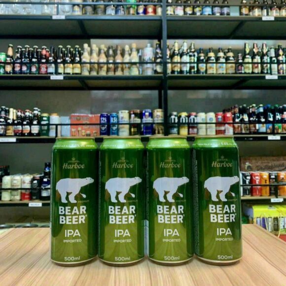 Bia Gấu Bear Beer IPA 5.6% – Lon 500ml – Thùng 24 Lon - Tặng 1 Nón Bảo Hiểm