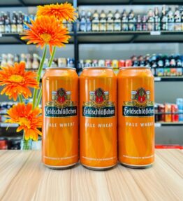 Bia Feldschlosschen Pale Wheat 5% Đức – thùng 24 lon 500ml