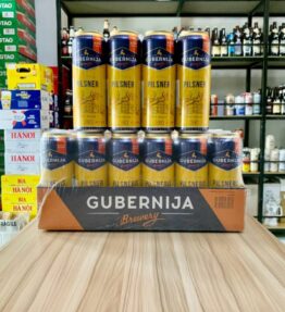 Bia Litva Gubernija Pilsner 5% - Lon 568ml - Thùng 24 Lon