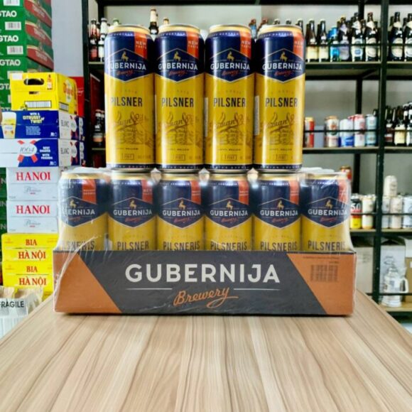 Bia Litva Gubernija Pilsner 5% - Lon 568ml - Thùng 24 Lon Copy