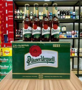Bia Pilsner Urquell 4.4% – Chai 330ml – Thùng 24 Chai