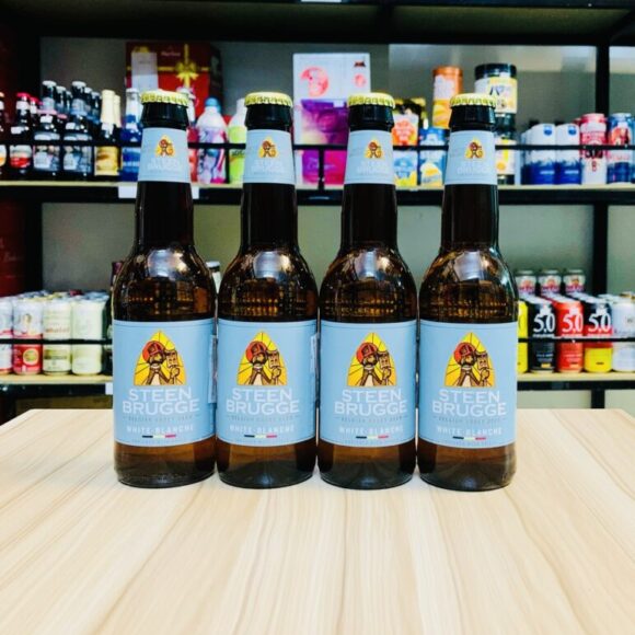Bia Steenbrugge Wit 5% – Chai 330ml – Thùng 24 Chai