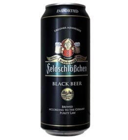 Bia Feldschlobchen Black Beer 5% – Lon 500ml – Thùng 24 Lon