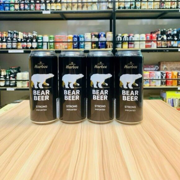 Bia Gấu Bear Beer Strong Lager 7,7% – Lon 500ml – Thùng 24 Lon