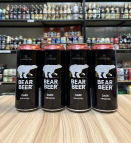 Bia Gấu Bear Beer Dark Imported 5.3% – Lon 500ml – Thùng 24 Lon