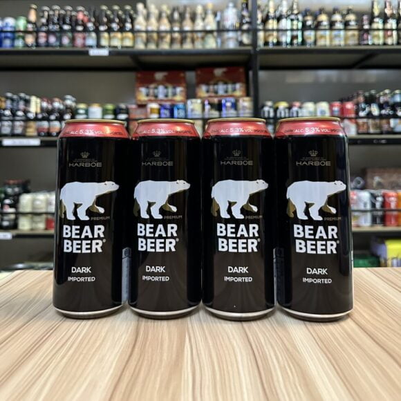Bia Gấu Bear Beer Dark Imported 5.3% – Lon 500ml – Thùng 24 Lon