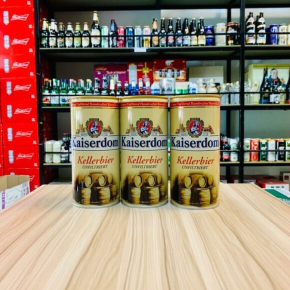 Bia Kaiserdom Kellerbier 4.7% – Lon 1000ml – Thùng 12 Lon