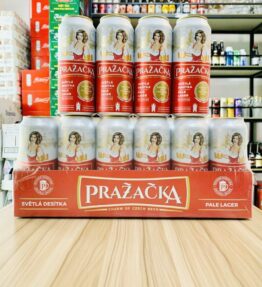 Bia Prazacka Pale Lager 4% – Lon 500ml Thùng 24 Lon