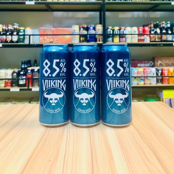 Bia Viiking Strong Lager 8.5% – Lon 500ml – Thùng 24 Lon