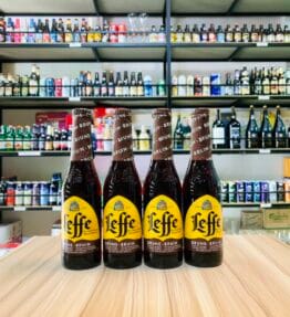 Bia Leffe Brune 6,5% Bỉ – thùng 24 chai 330ml