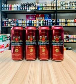 Bia Feldschlobchen Urbock 7.2% – Lon 500ml – Thùng 24 Lon