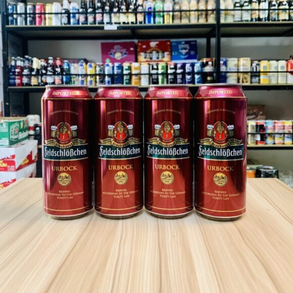 Bia Feldschlobchen Urbock 7.2% – Lon 500ml – Thùng 24 Lon