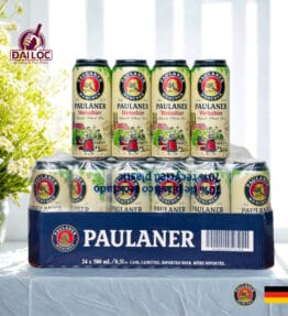 Bia Paulaner Weissbier 5.5% – Lon 500ml – Thùng 24 Lon