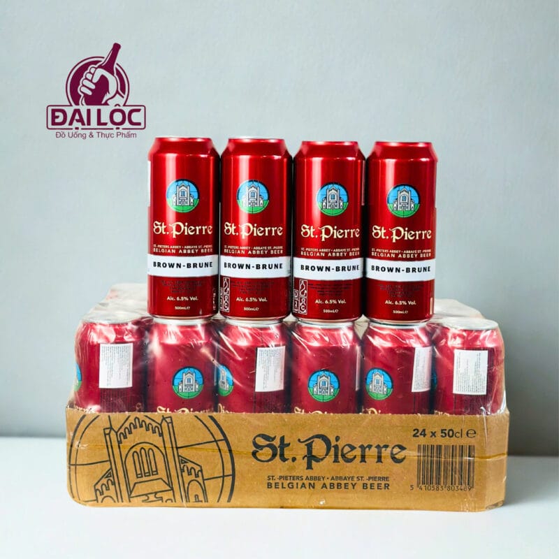 BIA RƯỢU NHẬP KHẨU ĐẠI LỘC - St.pierre Brune