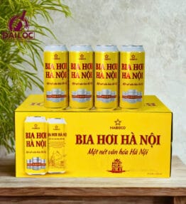Bia Hơi Hà Nội 4.1% – Lon 500ml – Thùng 24 Lon