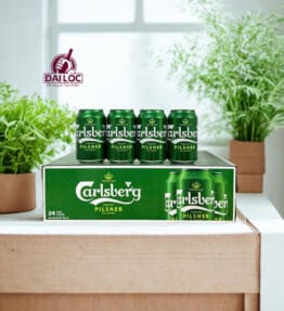 Bia Carlsberg Danish Pilsner - thùng 24 lon 330ml
