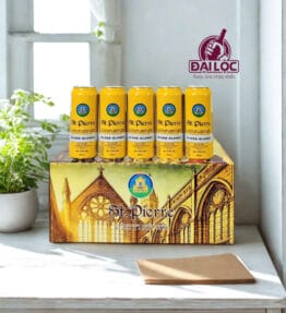 Bia St.Pierre Blond 6.5% – Lon 500ml – Thùng 24 Lon