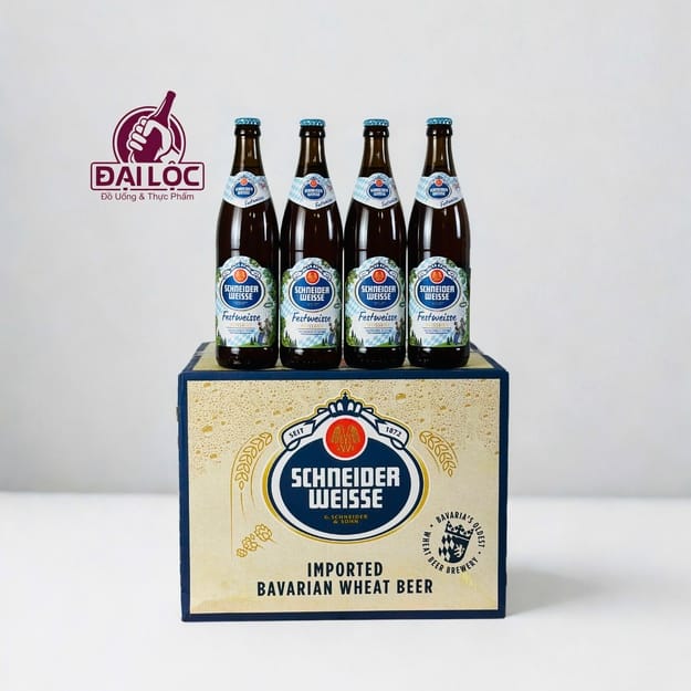 Bia Schneider Weisse TAP 4 Mein Festweise 6.2% Đức – Thùng 20 chai 500ml