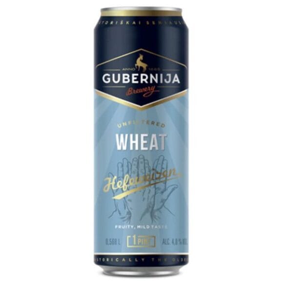 Bia Gubernija Wheat Hefeweizen 4.8% – Lon 568ml – Thùng 24 Lon