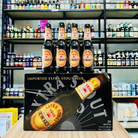 Bia Trio Extra Stout 7,2% Hà Lan – thùng 24 chai 330ml