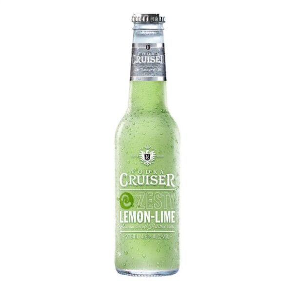 Bia Trái Cây Vodka Cruiser Zesty Lemon & Lime 4,6% – Chai 275ml – Thùng 24 Chai