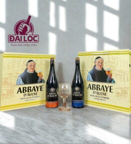 Hộp Quà Bia Bỉ Abbaye d’Aulne 9% - 2 Chai 750ml Kèm 1 Ly