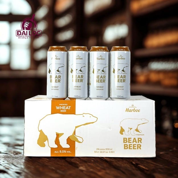 Bia Gấu Trắng Bear Beer Wheat 5%