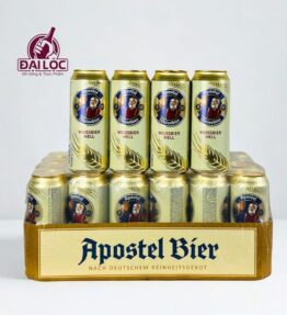 Bia Đức Apostel Weissbier Hell 5,3% – thùng 24 lon 500ml