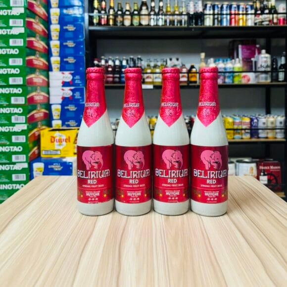 Bia Con Voi Delirium Red 8% – Chai 330ml – Thùng 24 Chai