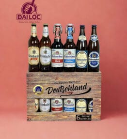 Hộp Quà Bia Đức MIX 6 loại- Hộp 6 Chai 500ml