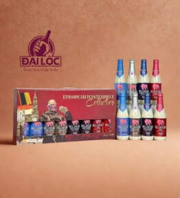 Hộp quà Bia Bỉ Delirium - Hộp 8 Chai 330ml