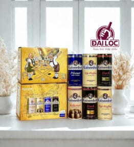 Hộp Quà Bia Kaiserdom Lon 1 Lít - Hộp 6 Lon 1000ml