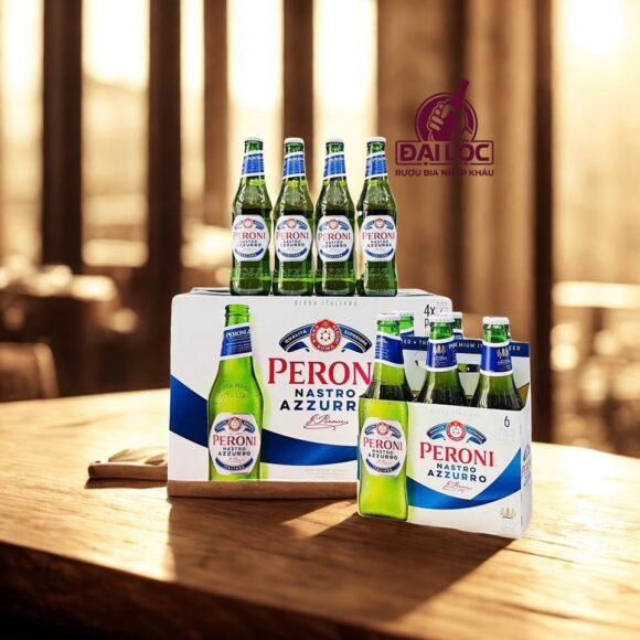 Bia Peroni Nastro Azzurro 5,1% Ý – thùng 24 chai 330ml