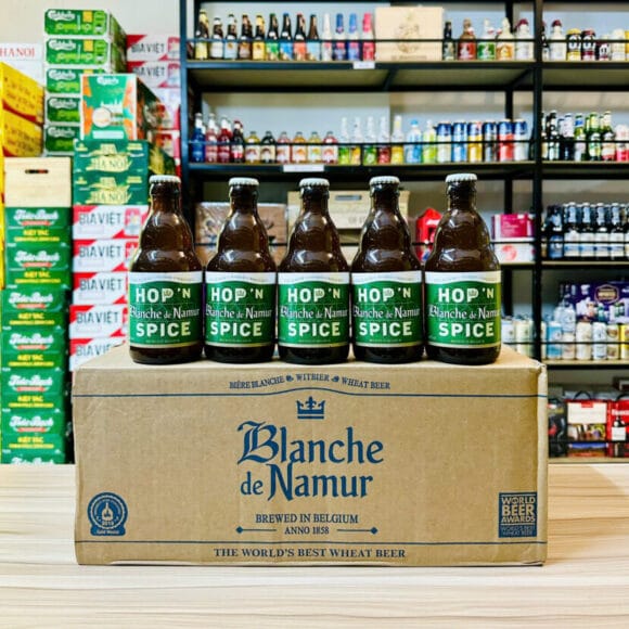 Bia Blanche de Namur Hop’N Spice 4.5% – Chai 330ml – Thùng 24 Chai