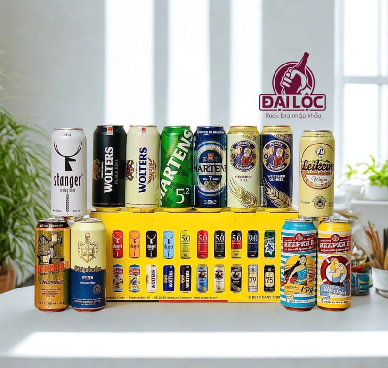 Hộp Quà Bia Nhập Khẩu Tết Bính Ngọ 2026