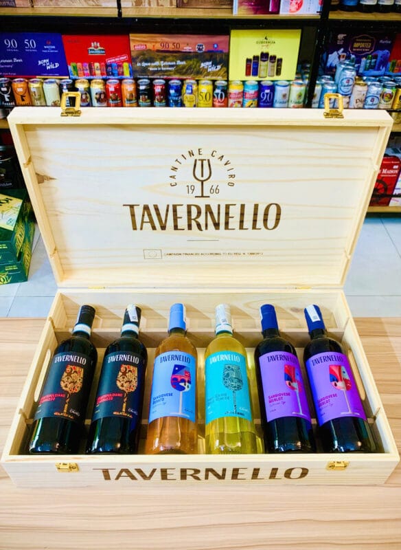 Hộp quà vang Ý Tini nhập khẩu chính hãng từ Ý