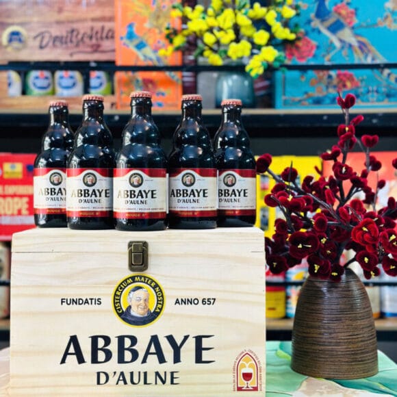 Hộp Quà Abbaye d’Aulne Rouge 8% – Thùng 12 Chai 330ml